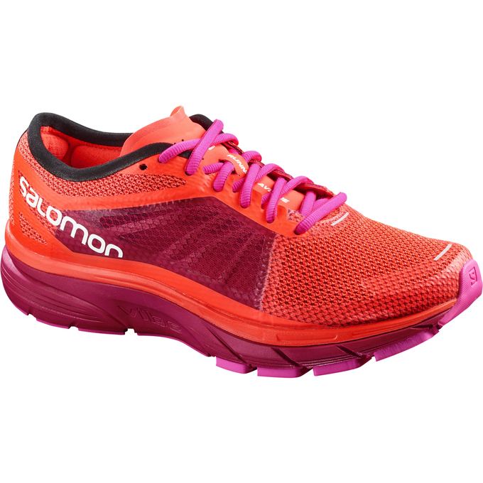 Salomon Singapore Womens Running Shoes - SONIC RA W Orange/Purple | 79532-HLRY